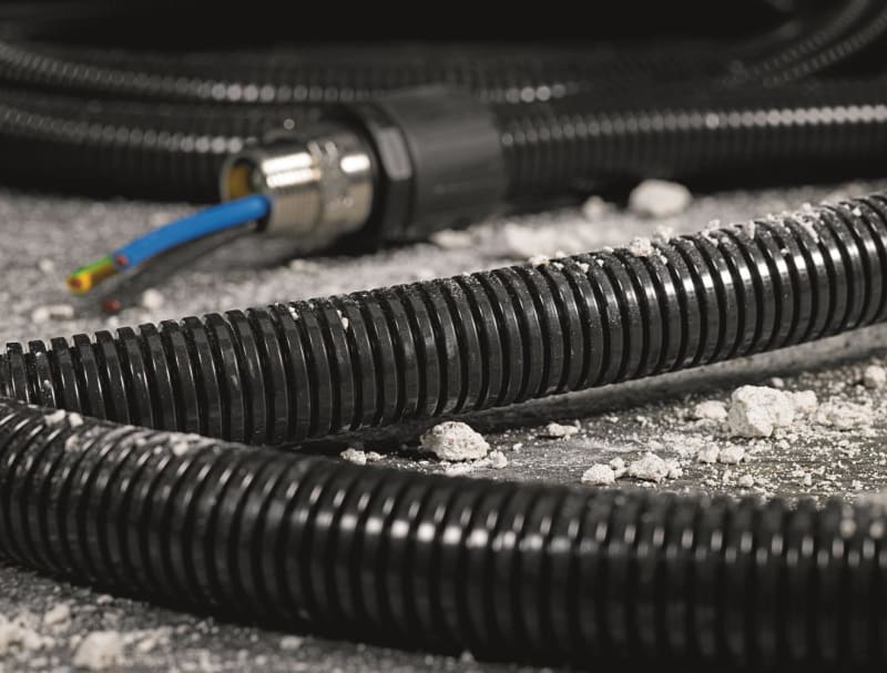 hose Corrugated Ø34mm 50M PA HF SV (166-11118)