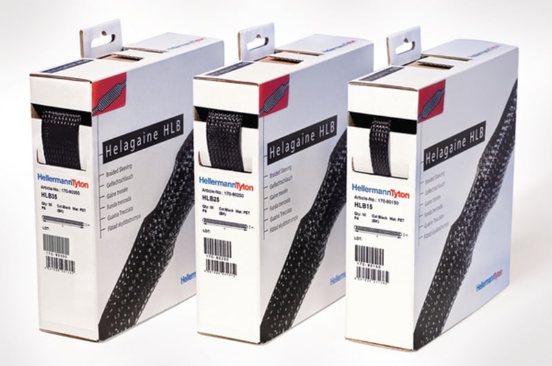 Braided sleeve Black HLB 25 mm BOX 10 m (170-80250)