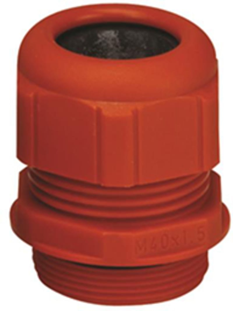 Spelsberg KVR M25-MGM/OR Cable Gland M25, Pure Orange, IP68, Halogen-Free