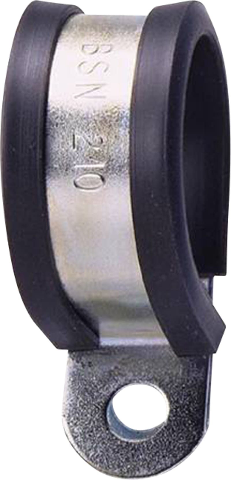 Hellermann AFCS75 P-Clip Tubing Holder 75 mm Galvanised Steel PVC Coating (166-50609)