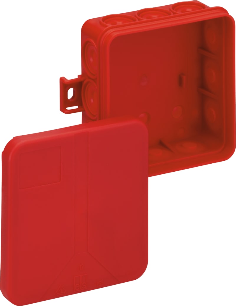 In 12 RED EMPTY 85X85X37 (I 12 SB-L)