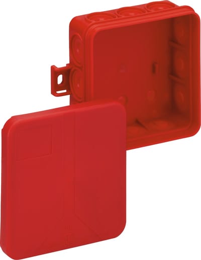 In 12 RED EMPTY 85X85X37