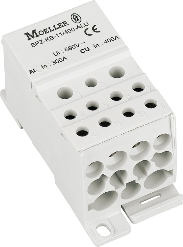 Terminal Block 400 A - 11 Outgoing Feeders (BPZ-KB-11/400-ALU K)
