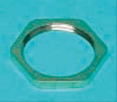 Locknut M20, Nickel-plated Brass