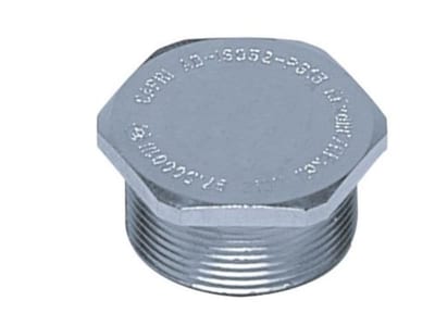 Blanking Plug M16, Nickel-plated Brass