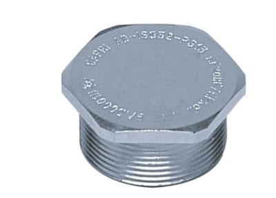 Blanking Plug M25, Nickel-plated Brass
