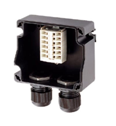 Ceag EEx ia IIC T6 Plastic Junction Box, 6 x 2.5 mm² Terminals, IP66