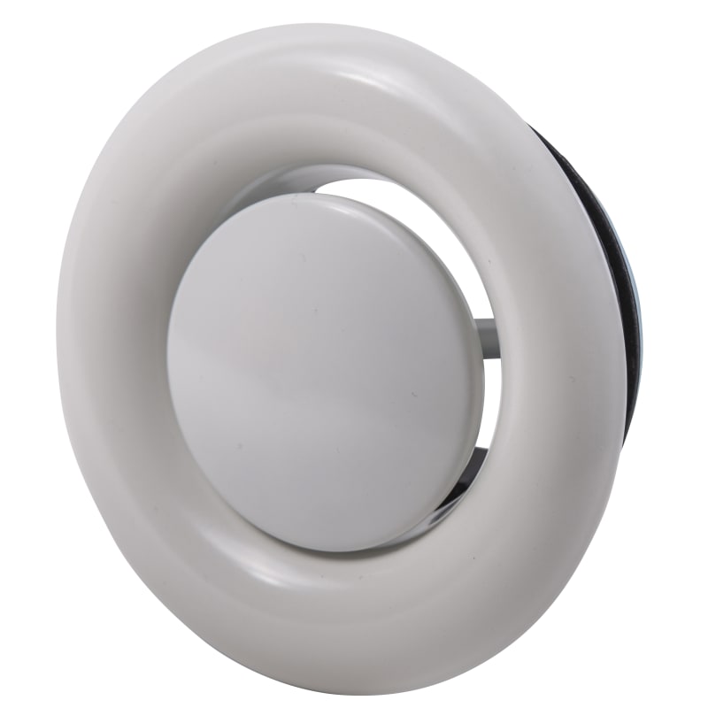 Extract Valve steel white Ø100 EAN (09711)