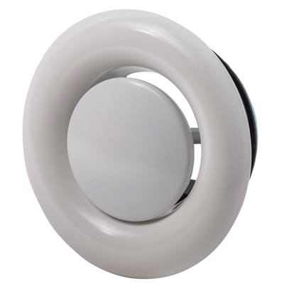 Extract Valve steel white Ø100