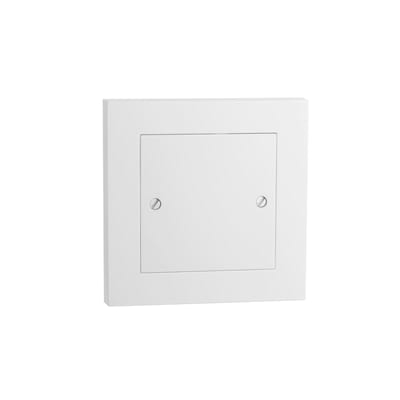 Blank Cover WITH Screw 1X White
