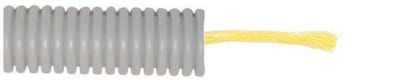 Corrugated PIPE 16mm PVC White 100M WIRE