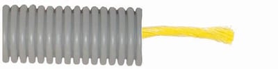 Corrugated PIPE 20mm PP HF GREY 100M WIRE