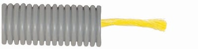 Corrugated PIPE 16mm PP HF GREY 100M WIRE (1251642)