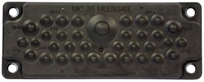 Flange MC 35 hull 6-32mm black