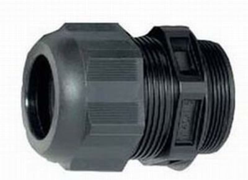 Cable Gland M25 (7–17 mm), Black, Plastic, Ex e (8161/7-M25-1707)