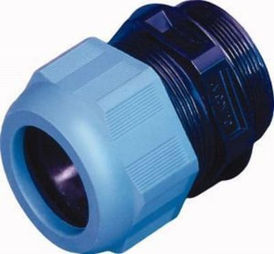 Cable Gland M25 (7–17 mm), Blue, Plastic, Ex i