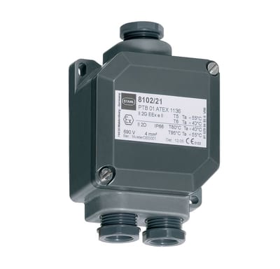 Junction Box 8102/21-3, 3× M20 4 + earth