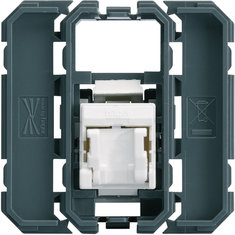 Data single RJ45 CAT.6 UTP (WXF225)