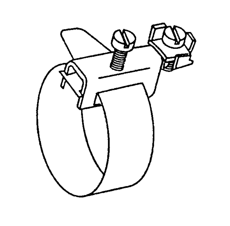 Ground Band Clamp for Pipe 17.5–114 mm (542003)