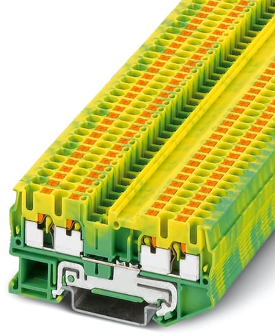 Ground Modular Terminal Block (PT 2,5-QUATTRO-PE)