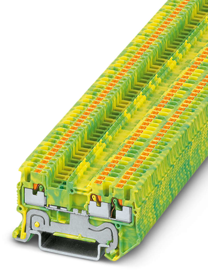 Ground Modular Terminal Block (PT 1,5/S-TWIN-PE)