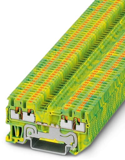 Ground Modular Terminal Block (PT 1,5/S-QUATTRO-PE)