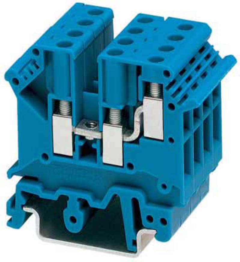 TERMINAL BLOCK, SCREW 3 FOR 0,2-4 BLUE (uk 5-Twin Bu)