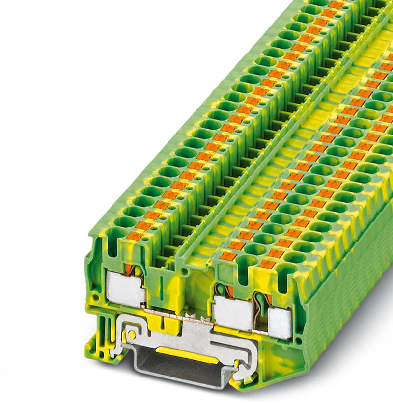 Ground Modular Terminal Block (PT 4-TWIN-PE)