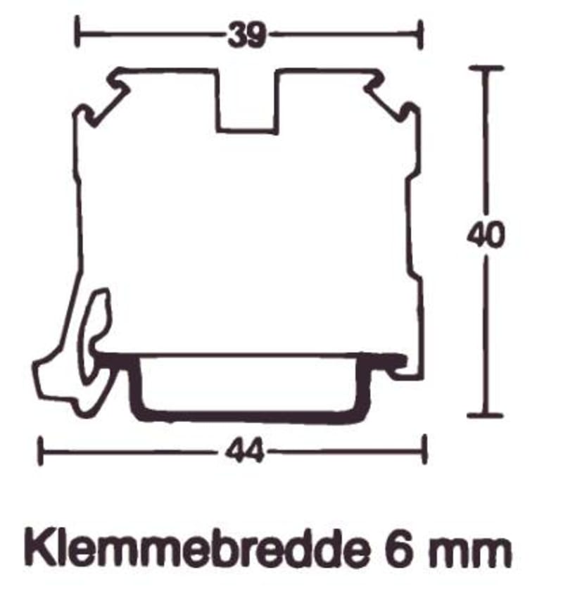 SAK 2,5/35 PA DIN-RAIL Terminal (sak 2.5/35)
