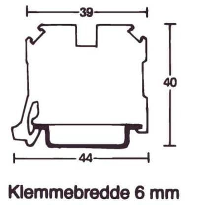SAK 2,5/35 PA DIN-RAIL Terminal