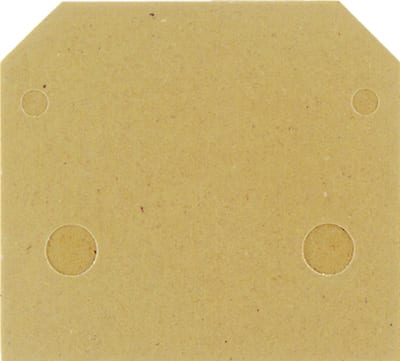 Weidmüller AP SAK 16 PA End Plate for SAK Terminal Blocks, Beige