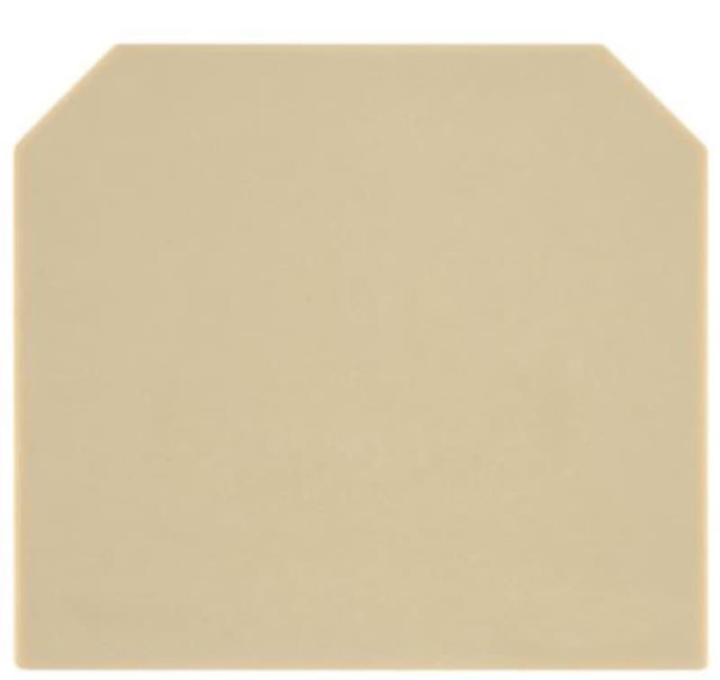 Weidmüller AP SAK35/TW SAK16 End Plate for SAK 35 Terminal Blocks Beige