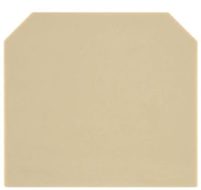 Weidmüller AP SAK35/TW SAK16 End Plate for SAK 35 Terminal Blocks Beige