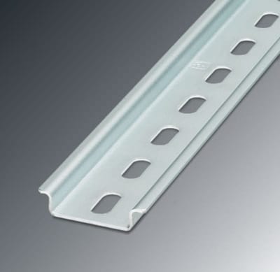 DIN Rail, Perforated (NS 35/ 7,5 BLK PERF 2000mm)