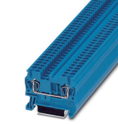 Phoenix Contact ST 2,5 BU Spring-Cage Feed-Through Terminal 2.5 mm², Blue