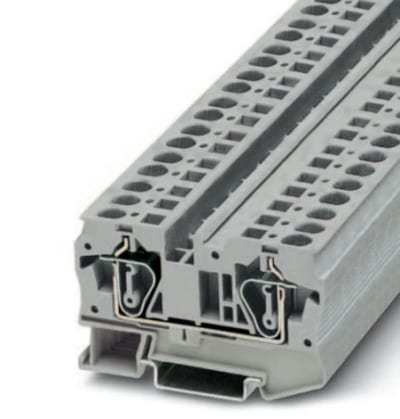 Phoenix Contact ST 6 Spring-Clamp Terminal Block, 0.2–6.0 mm², Grey
