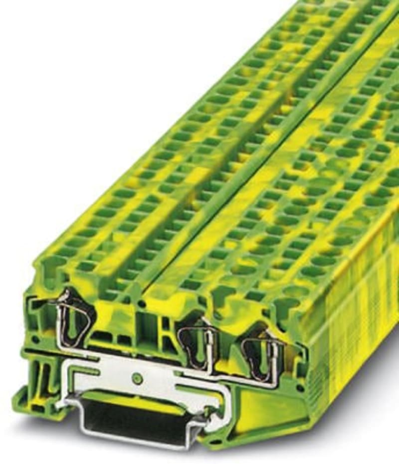 Ground Modular Terminal Block (ST 4-TWIN-PE)