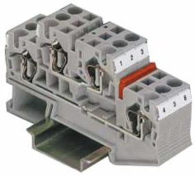 Double-Level Spring-Cage Terminal Block