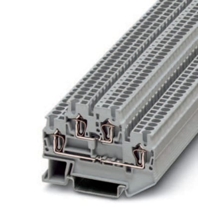 Phoenix Contact STTB 2,5 Double-Level Spring Terminal Block 0.08–2.5 mm² Grey