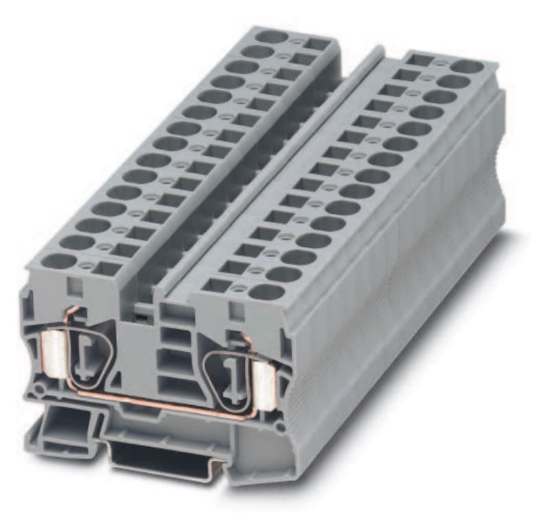 Phoenix Contact ST 10 Spring-Clamp Terminal Block 0.2–10 mm² Grey