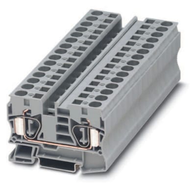 Phoenix Contact ST 10 Spring-Clamp Terminal Block 0.2–10 mm² Grey