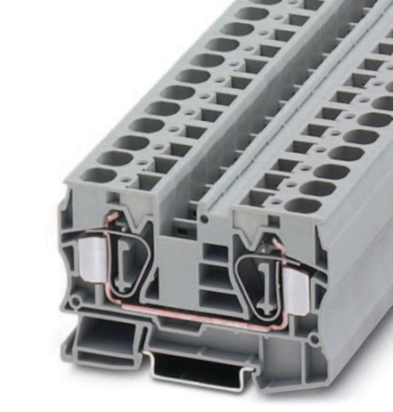 Phoenix Contact ST 16 Spring-Clamp Terminal Block 0.2–16 mm² Grey