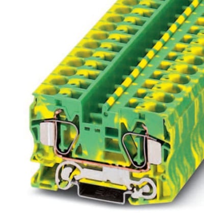 Spring-Cage Ground Terminal Block (ST 16-Pe)