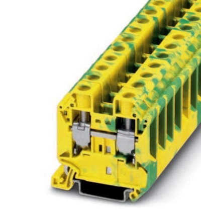 Terminal Block, screw, 1.5-16, earth