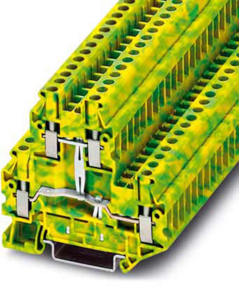 Protective-Conductor Double-Level Terminal Block (UTTB 2,5-Pe)