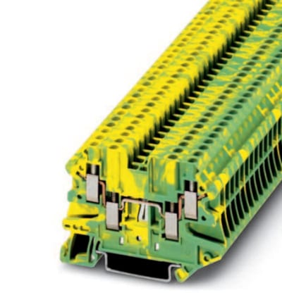 Ground Modular Terminal Block (UT 2,5- QUATTRO-PE)