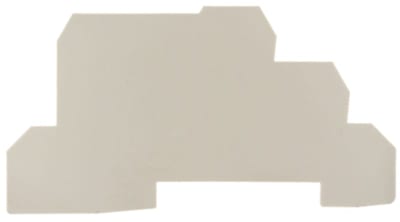 Weidmüller 1067800000 WAP WDL 2.5 End Plate, Beige, 1.5 mm