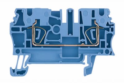 DIN-RAIL Terminal ZDU 2,5 BLUE Spring