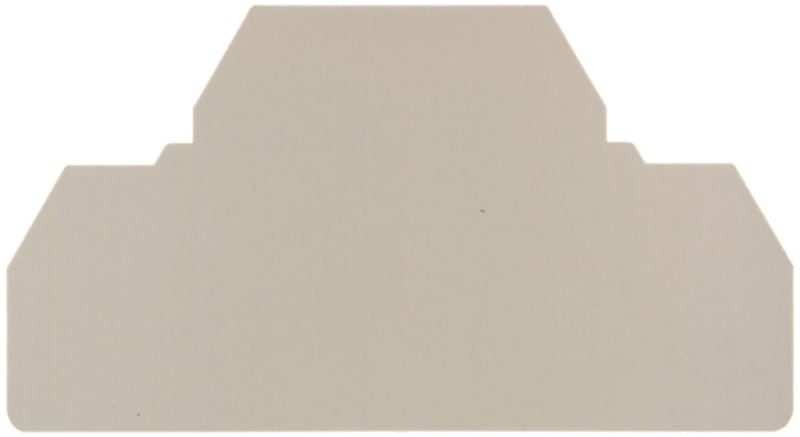 Weidmuller ZAP/TW 3 BL End Plate for Spring-cage Terminals, Blue