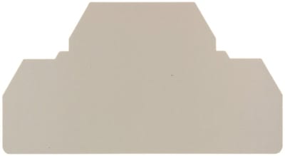 Weidmuller ZAP/TW 3 BL End Plate for Spring-cage Terminals, Blue